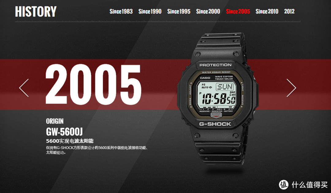 屌丝标配？CASIO 卡西欧 G-Shock 男款太阳能电波腕表（6局电波）GWM5610-1