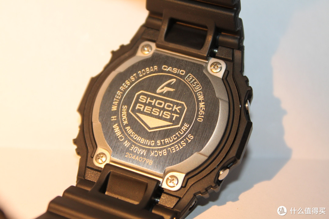 屌丝标配？CASIO 卡西欧 G-Shock 男款太阳能电波腕表（6局电波）GWM5610-1