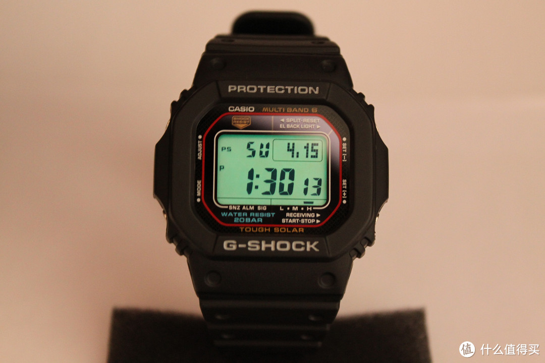 屌丝标配？CASIO 卡西欧 G-Shock 男款太阳能电波腕表（6局电波）GWM5610-1