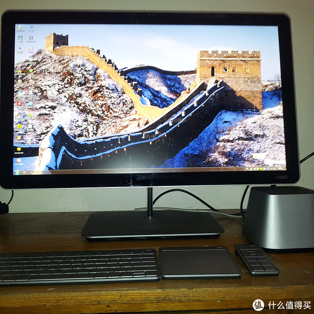 外观pk苹果的美机晒：VIZIO  CA27-A0 27英寸 一体机，国内首发实机照，作者小评吐槽