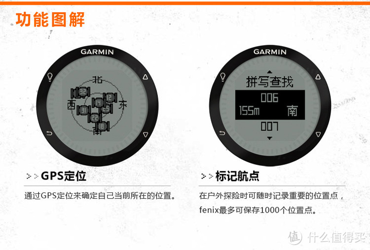 Garmin 佳明 美国 GPS  FENIX 飞耐时 专业户外动腕表