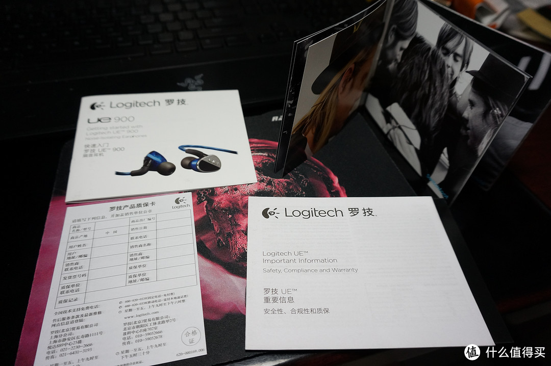 黑暗中的蓝色精灵------ Logitech 罗技 UE900 4单元动铁 隔音耳机 开箱记