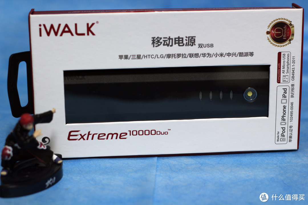 黑粗长硬久——iWALK 爱沃可 UBE10000D 移动电源 10000mAh