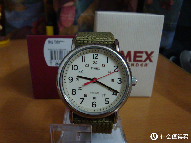 DS专属休闲腕表：清新脱俗 TIMEX 天美时 中性T2N651 尼龙表带 腕表