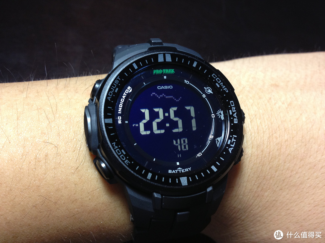 【不晒不舒服斯基】晒晒还没人晒过的 Casio 卡西欧 登山系列 PRW-3000 户外男士手表