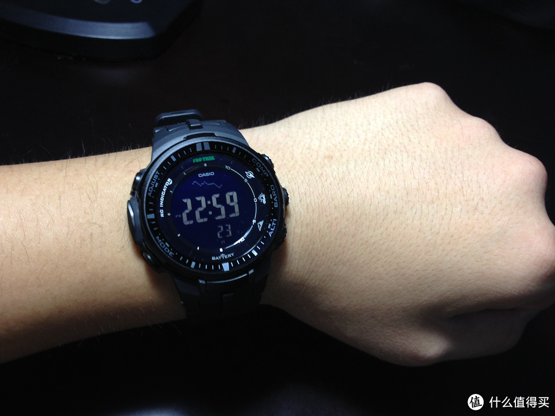 【不晒不舒服斯基】晒晒还没人晒过的 Casio 卡西欧 登山系列 PRW-3000 户外男士手表