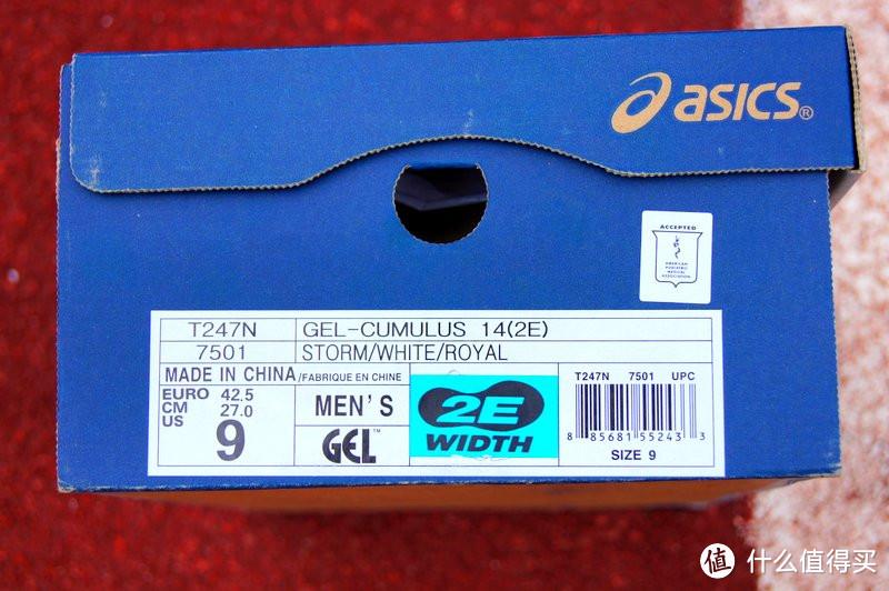 ASICS 亚瑟士 Men's GEL-Cumulus 14 男款 次*级缓震 跑鞋
