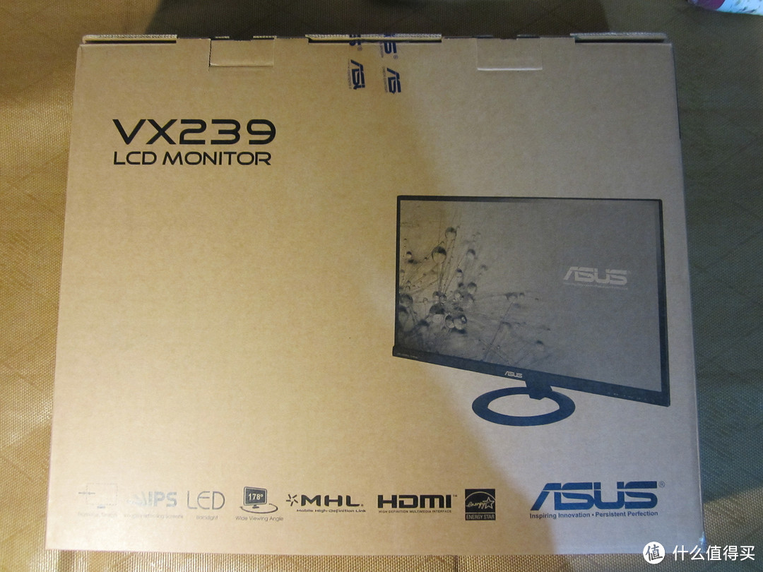 外观党的选择——ASUS 华硕 VX239H 23英寸LED背光IPS宽屏液晶显示器 开箱试用