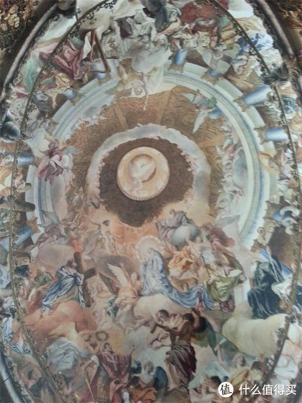 在丹。布朗的失落的符号一书中曾提及，共济会曾经仿过一副上帝升天的穹顶画，所仿原作应该正是这一幅。