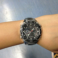 送给老爸的礼物：CASIO 卡西欧 EQW-M1100DB 机械迷城 男款赛车腕表(内含上海UPS报关经验)
