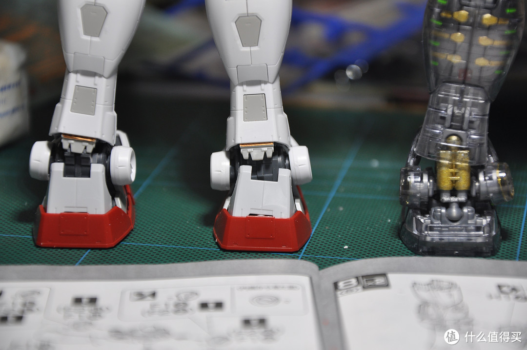 万代高达MG 1/100 RX-78-2 GUNDAM 3.0 开箱到素组完成 170P杀内存 红有三客串