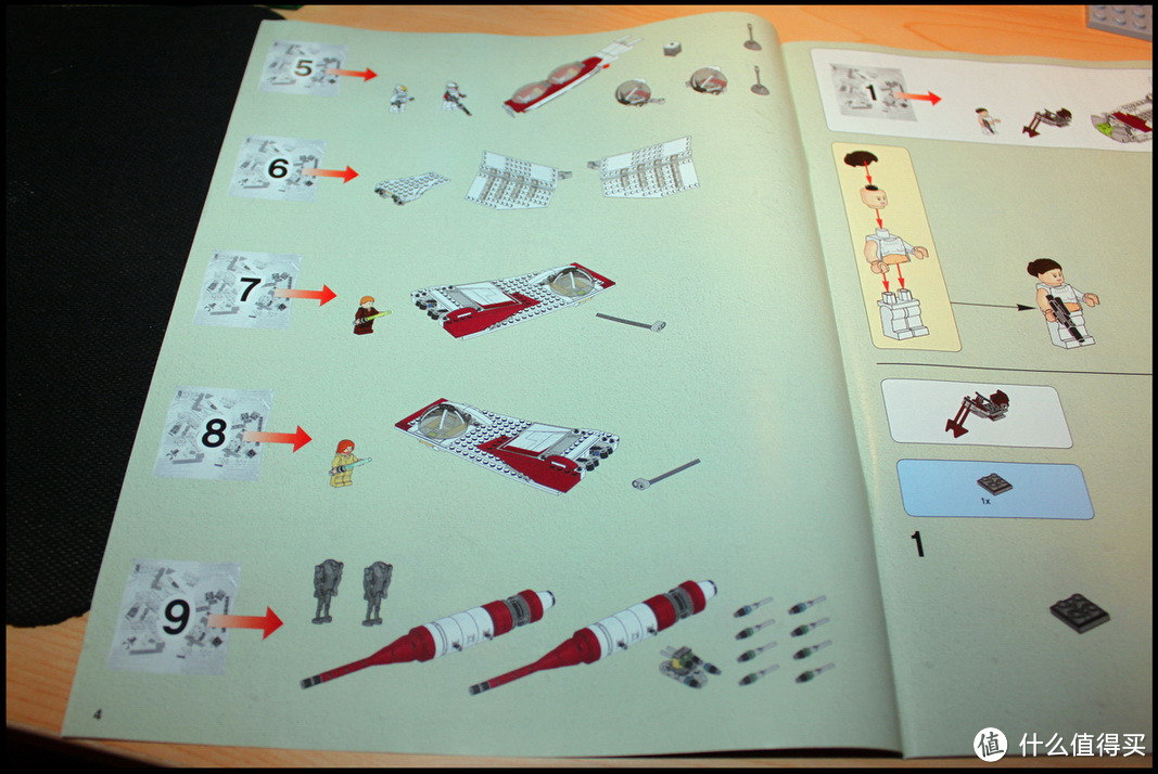 LEGO 乐高 StarWar Gunship 星球大战系列 75021 共和国炮艇 开箱&搭建（很多图！）