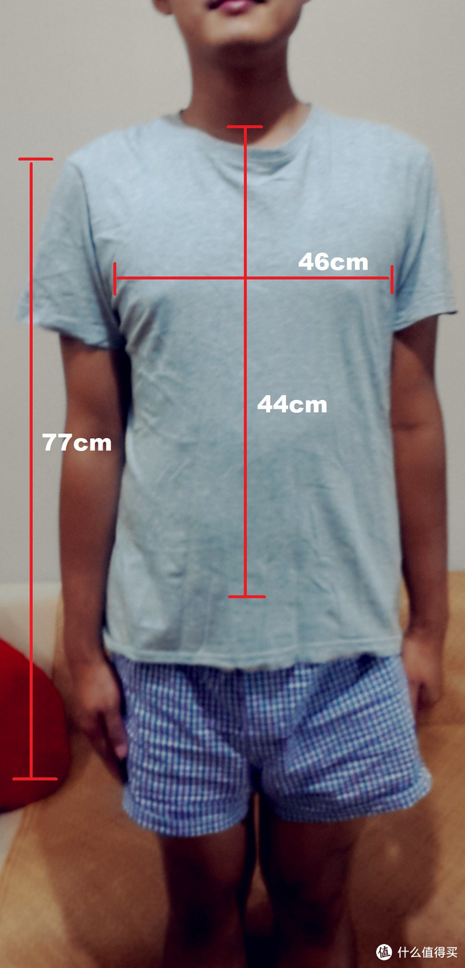 男性胸围测量图片