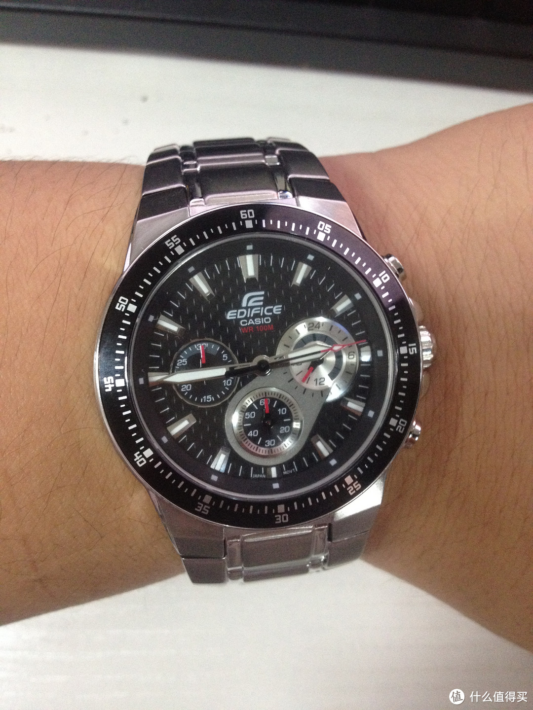 胖dios的 casio 卡西欧edifice系列石英男表 ef-552d-1avdf