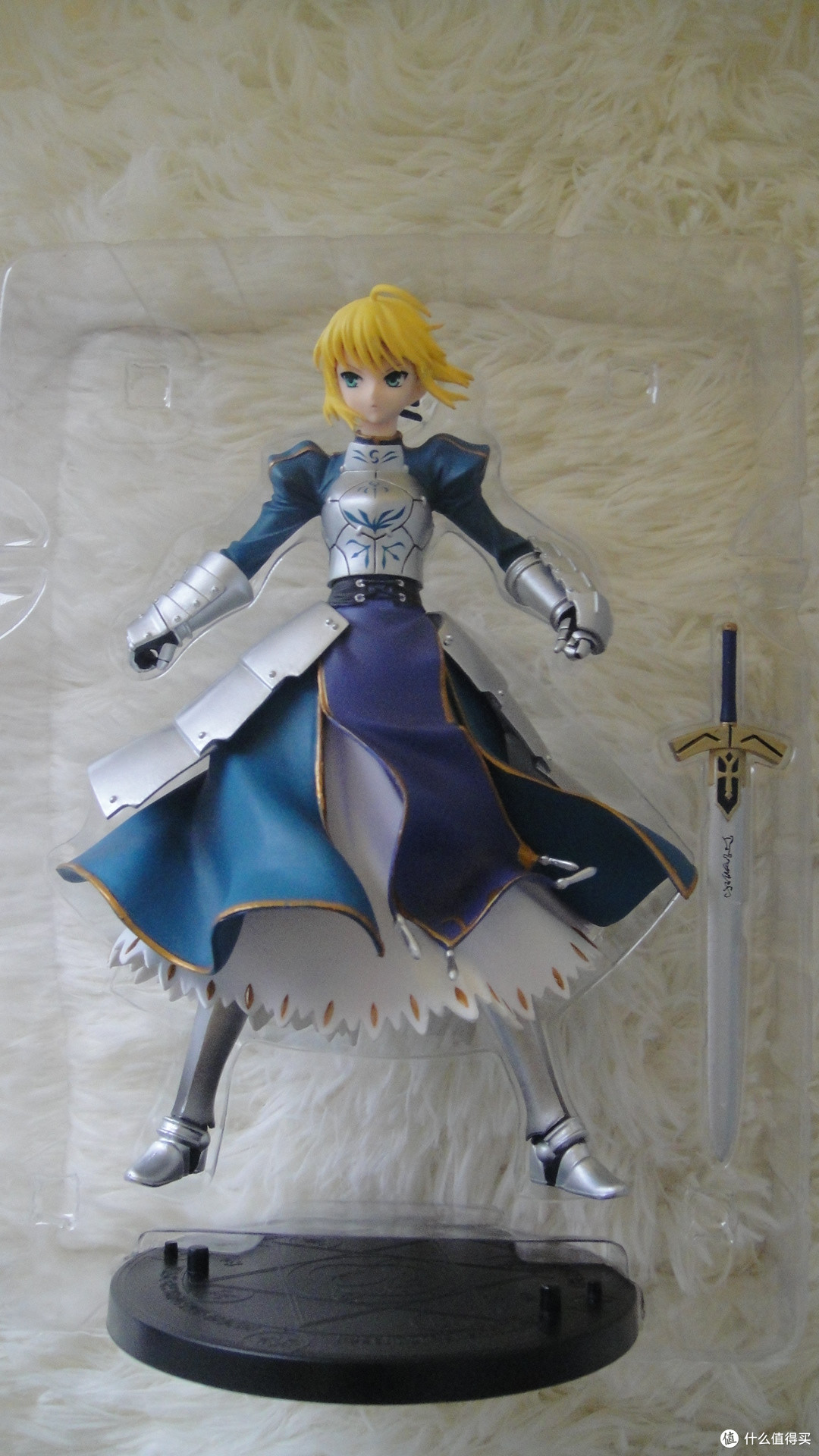 saber吾王骑士装铠甲蓝色saber祖国版