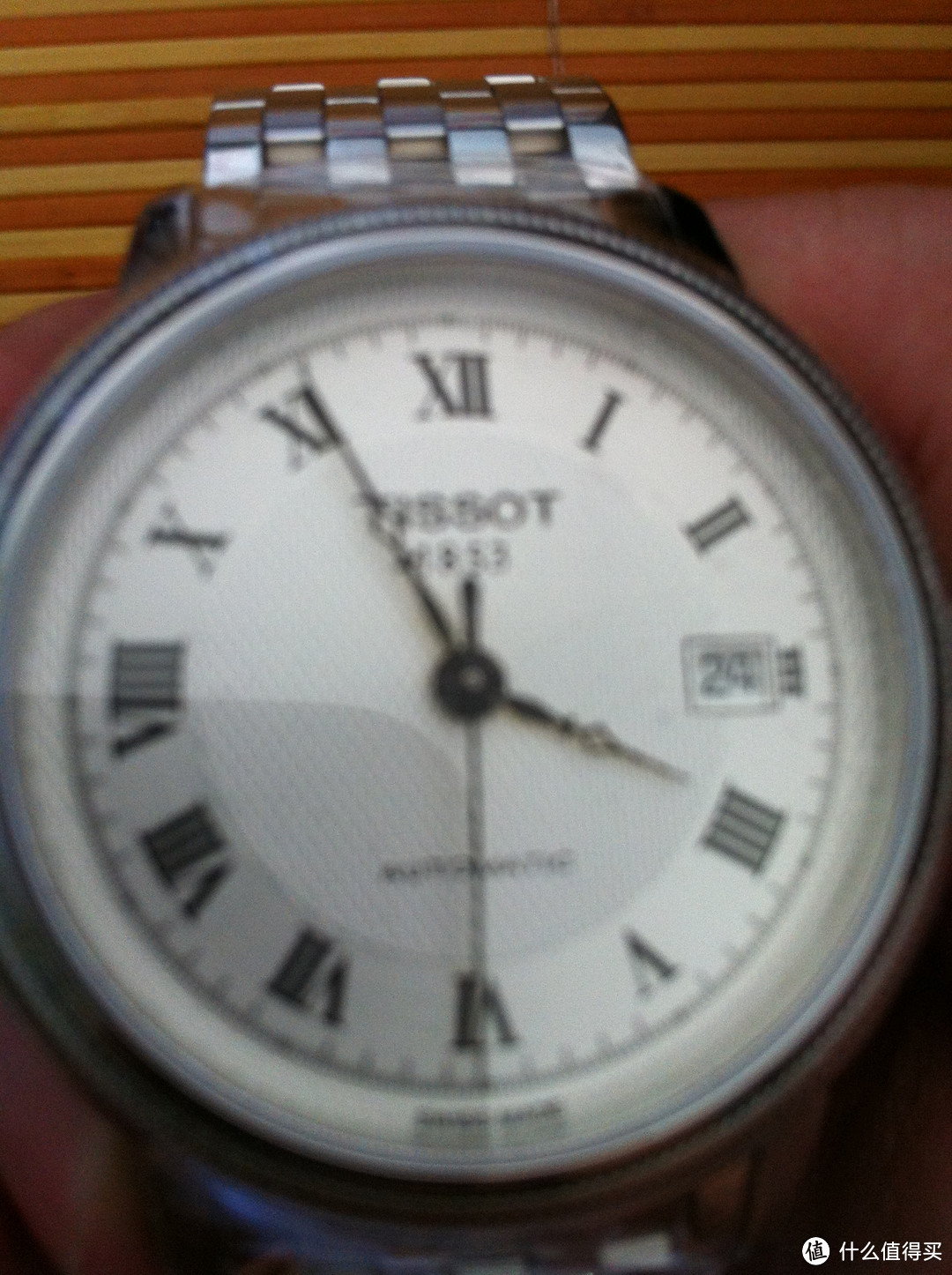 穷屌丝 乱入 TISSOT 天梭 港湾 T045.407.11.033.00  机械男表 小清新的感觉