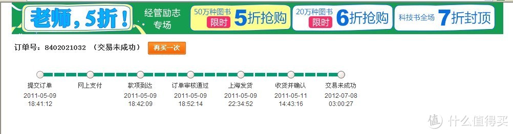 2011年5月9日购买，2012年7月8日退货成功，用时1年2个月！！！