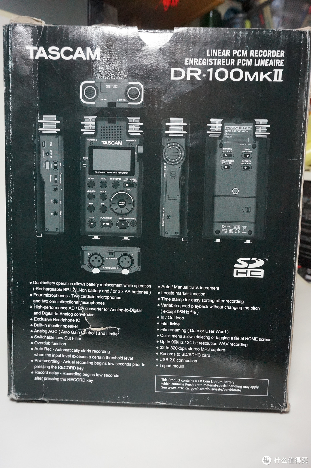 回放利器——TASCAM 线性录音笔 DR-100mkII