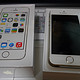 iPhone5s开箱——5s 土豪金！32G + 棕色皮套 附和白色5 对比！高清大图！
