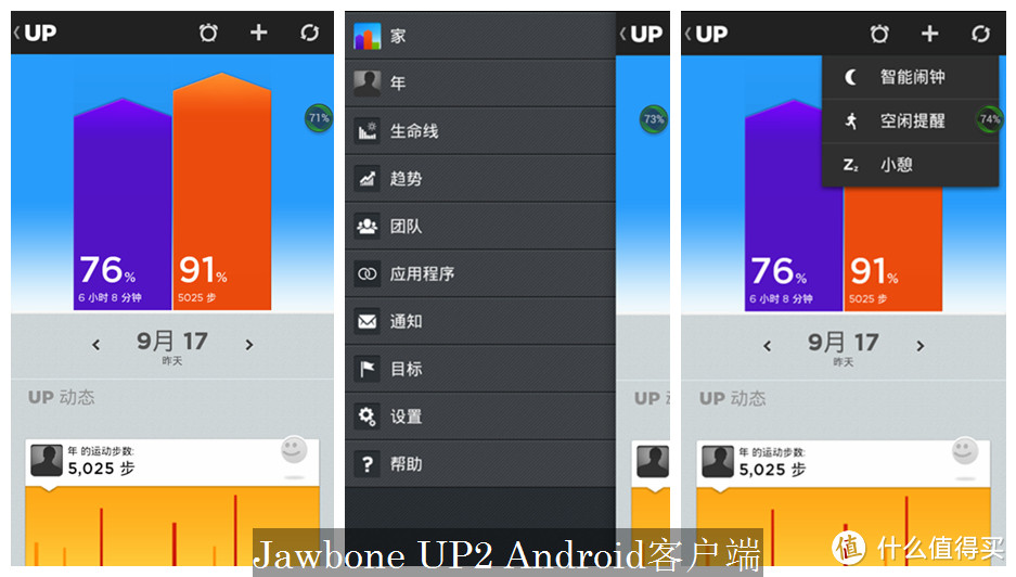 Fitbit Flex、Jawbone UP2、Nike Fuelband