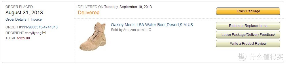 军迷控美亚入手Oakley LSA Water Boot 户外靴
