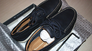 Rockport 乐步 the Coast 2 Eye Tie Slip-On 深蓝船鞋