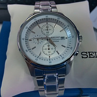 SEIKO 精工 CHRONOGRAPH系列 男款石英腕表 SNDE17