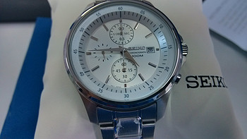 SEIKO 精工 CHRONOGRAPH系列 男款石英腕表 SNDE17