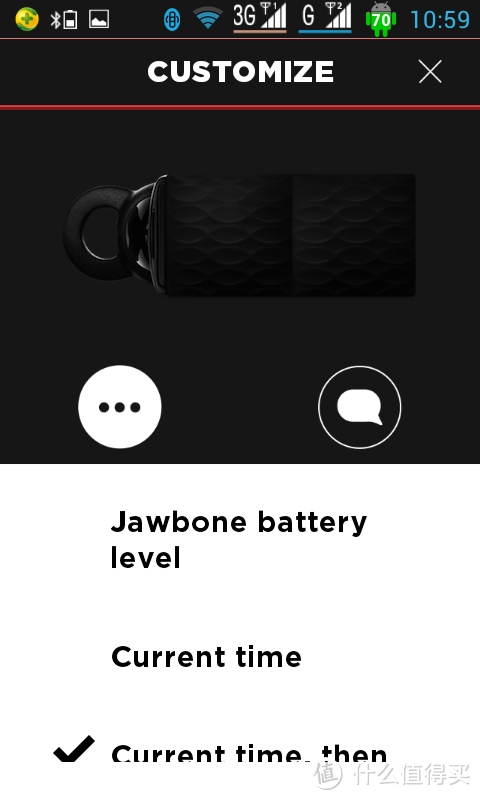 中亚购入 JAWBONE JBG03BW HD-CN icon HD 蓝牙耳机