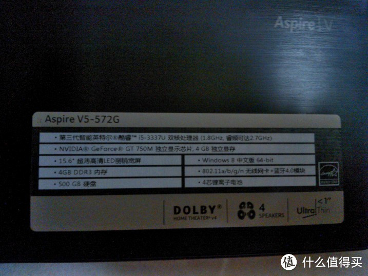 Acer 宏碁 V5-572G-53334G50akk 笔记本电脑
