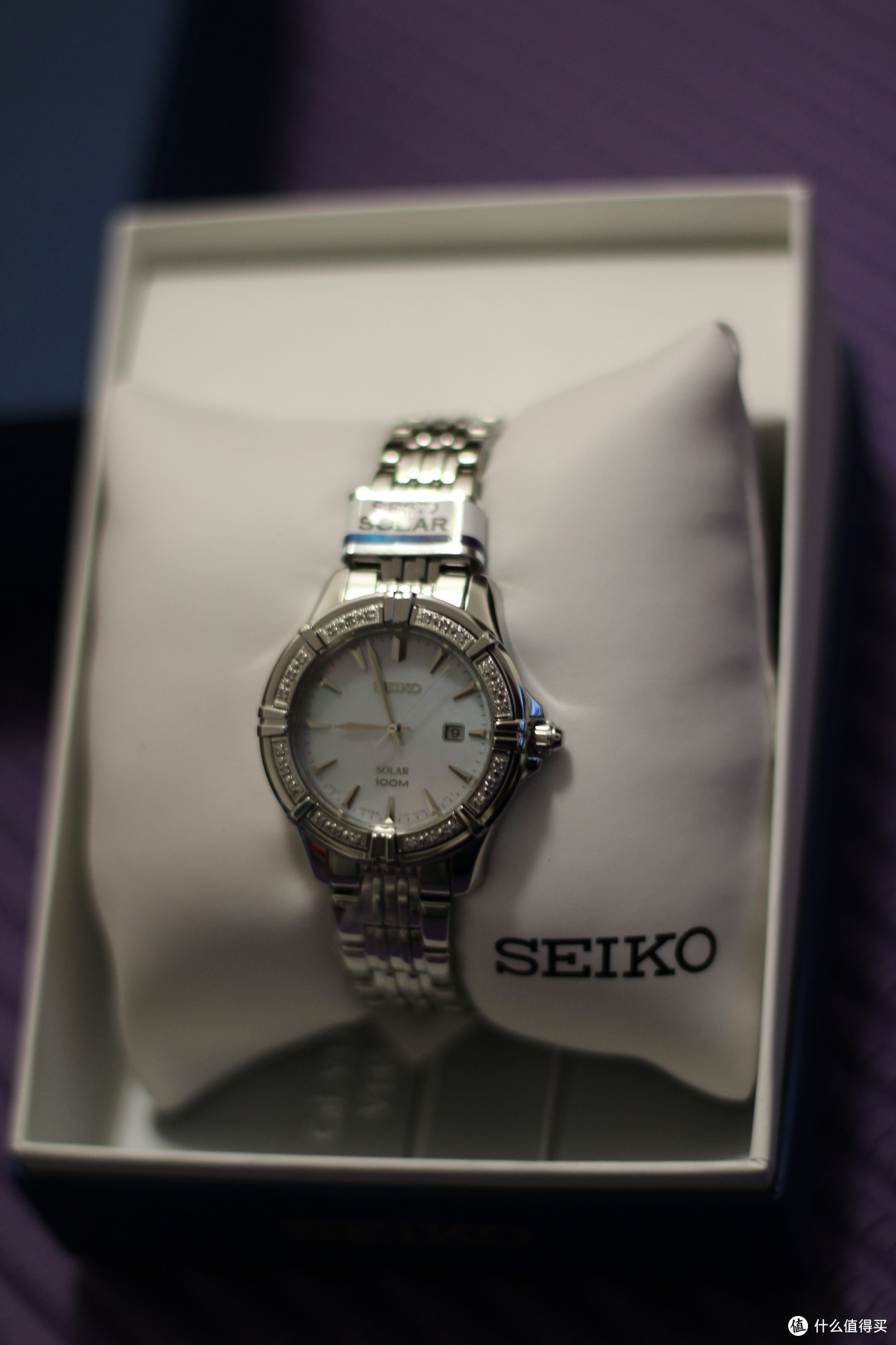 seiko 精工 sut071 光动能女士腕表