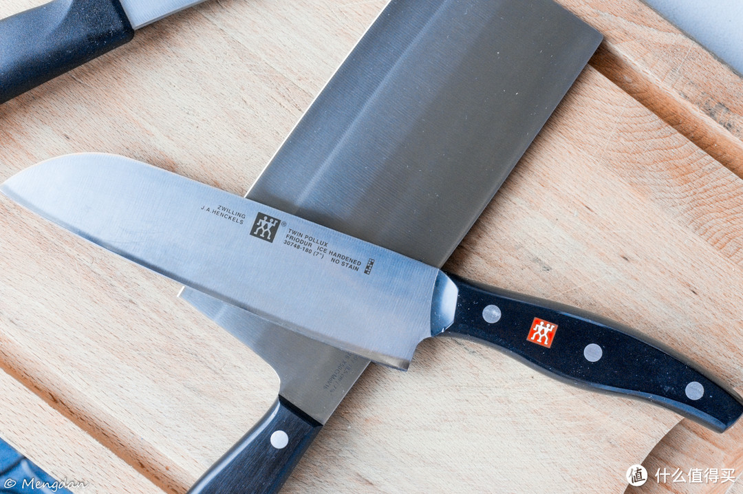 WMF 福腾宝/完美福 中式菜刀 Spitzenklasse Plus系列 中片刀，以及对之前用过的双立人以及三叉牌厨房刀具的简评