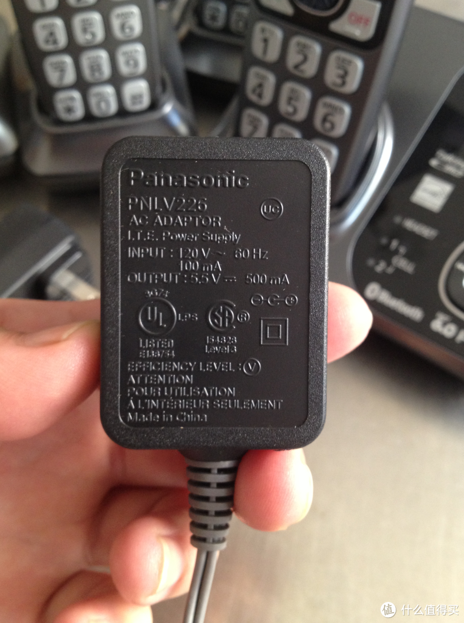 手机、固话两不误：Panasonic 松下 KX-TG254SK 无绳电话套装 翻新版