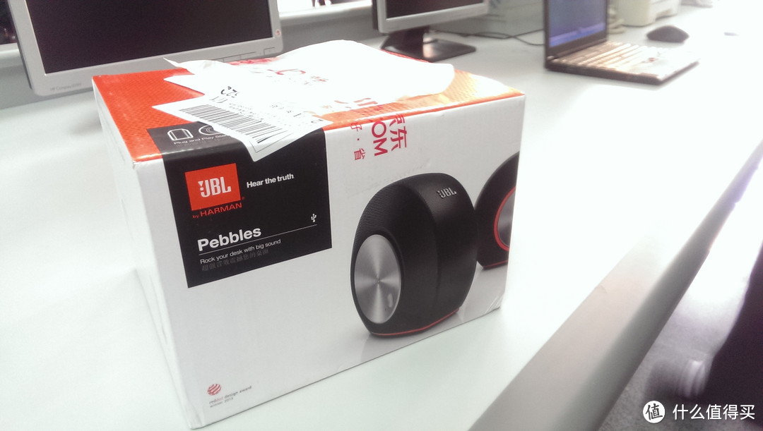 京东入手 JBL  PEBBLES 音乐蜗牛 桌面音箱 开箱晒单