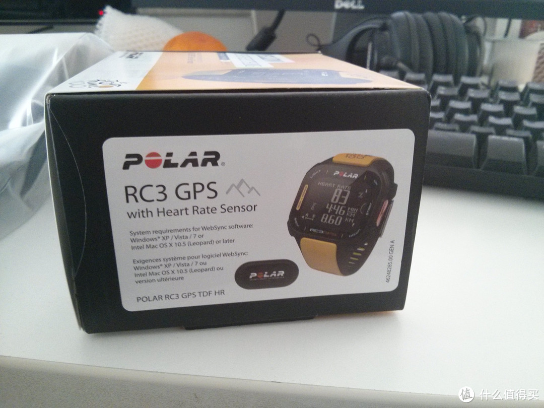 亮骚配色！！POLAR 博能 RC3 环法版 运动心率表 开箱