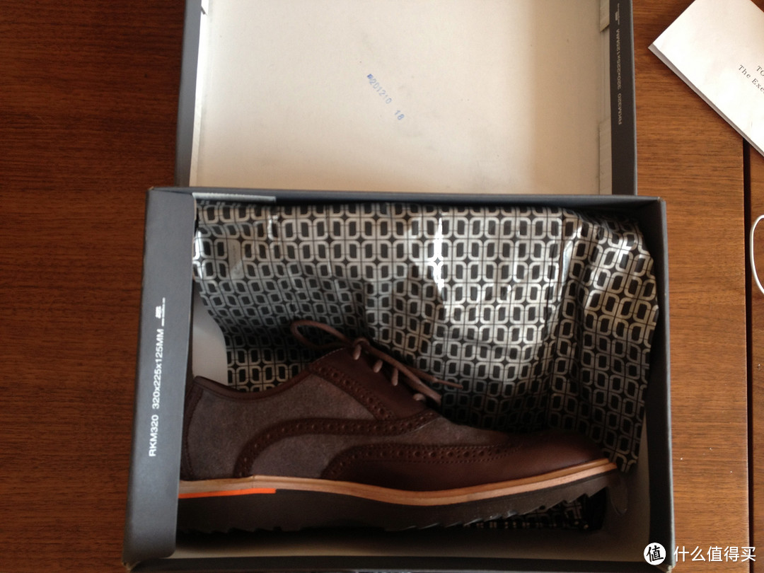 Rockport 乐步 Union Street Wing Oxford 男款正装牛津皮鞋