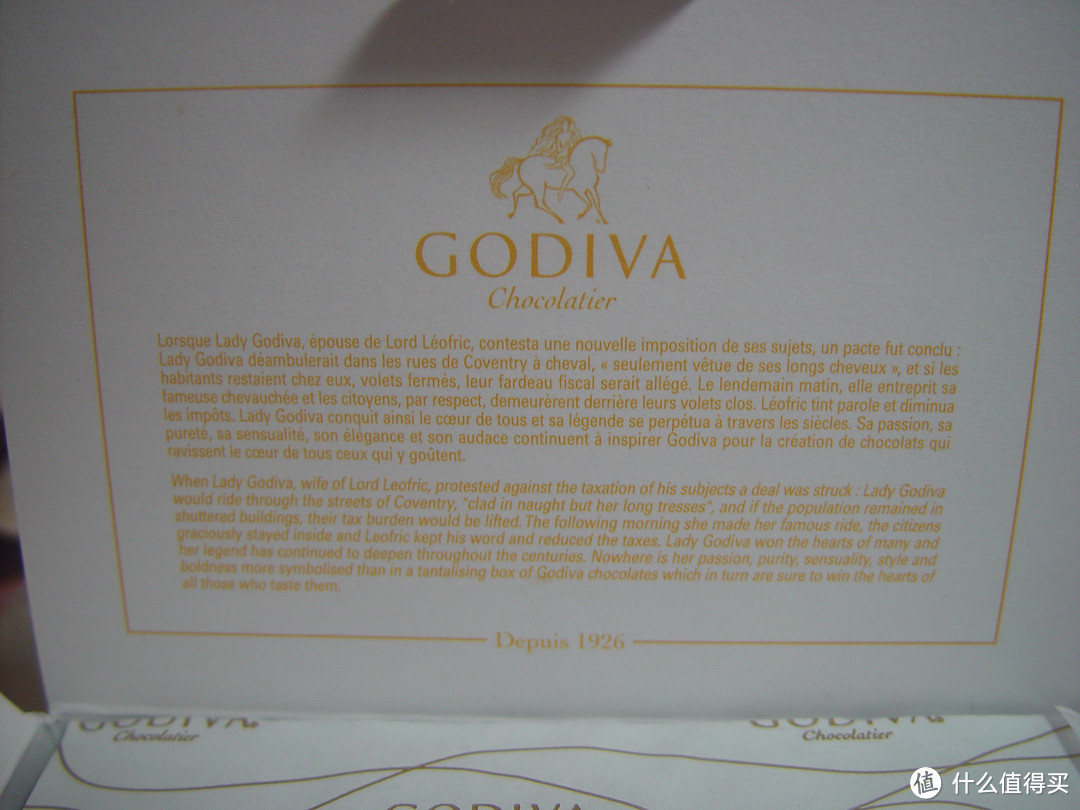 美妙的 Godiva 歌帝梵 巧克力 金装礼盒