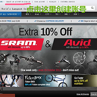 Chain Reaction cycles （CRC）全球知名骑行B2C商城  英国海淘攻略