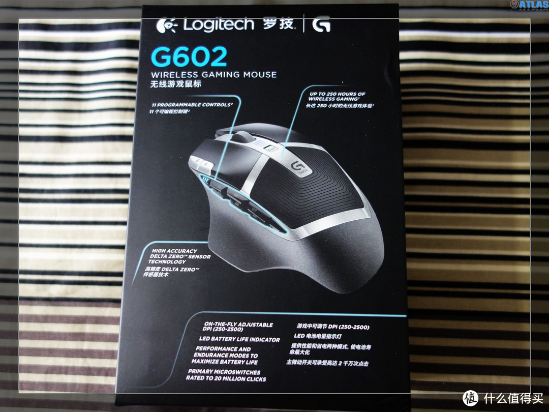 绝胜科技——Logitech 罗技 G602 无线游戏鼠标 & G440 硬质游戏鼠标垫