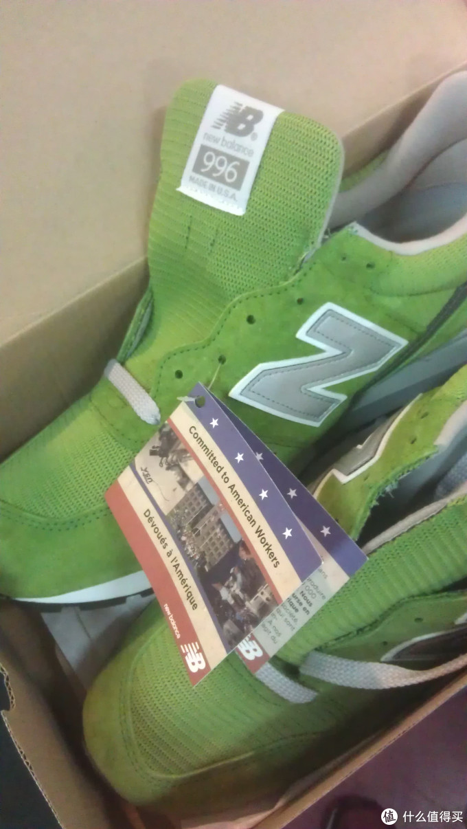 海淘new balance 新百伦 m996系列 男款跑步鞋 骚绿色_跑鞋_什么值得