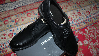 Rockport 乐步 DresSports 3.0 Davinton Apron 男款系带皮鞋