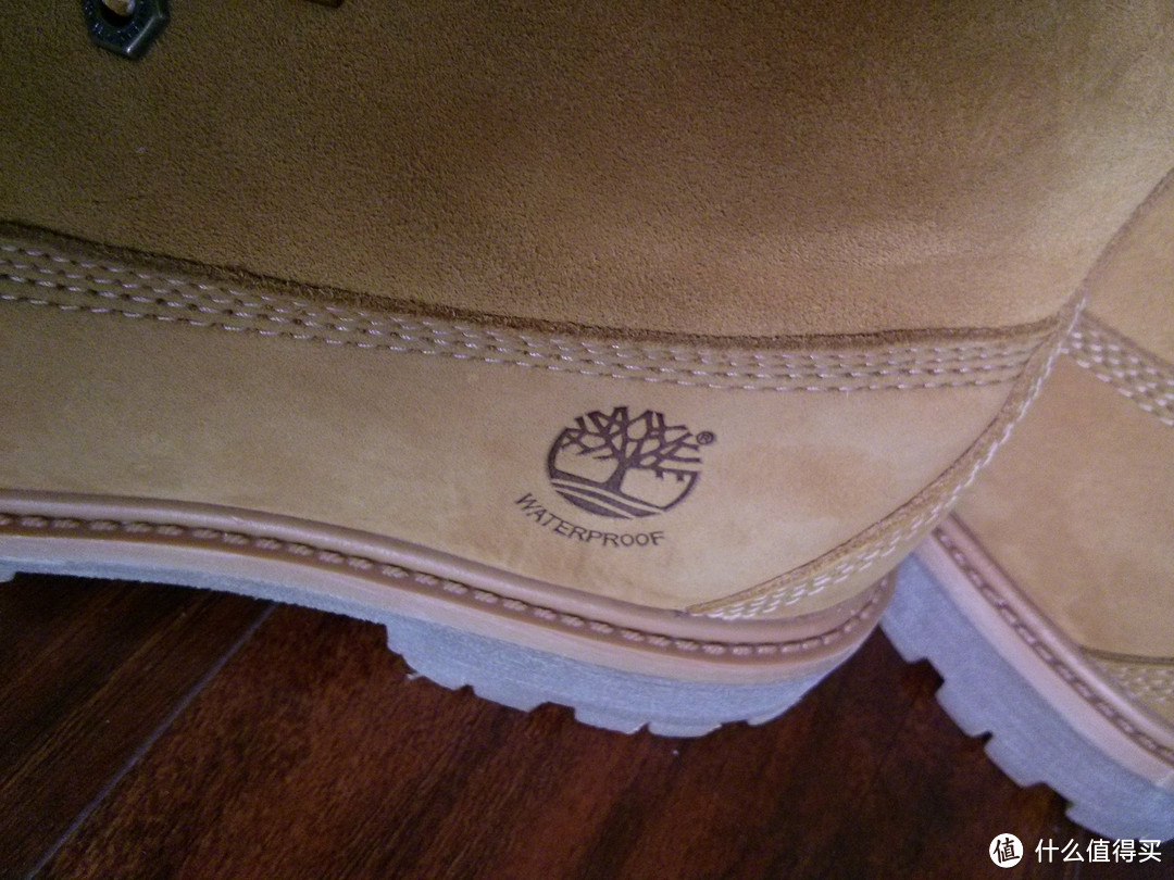 timberland标志，防水靴。