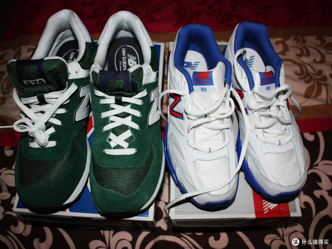 两双newbalance新百伦ml574与we80wa1