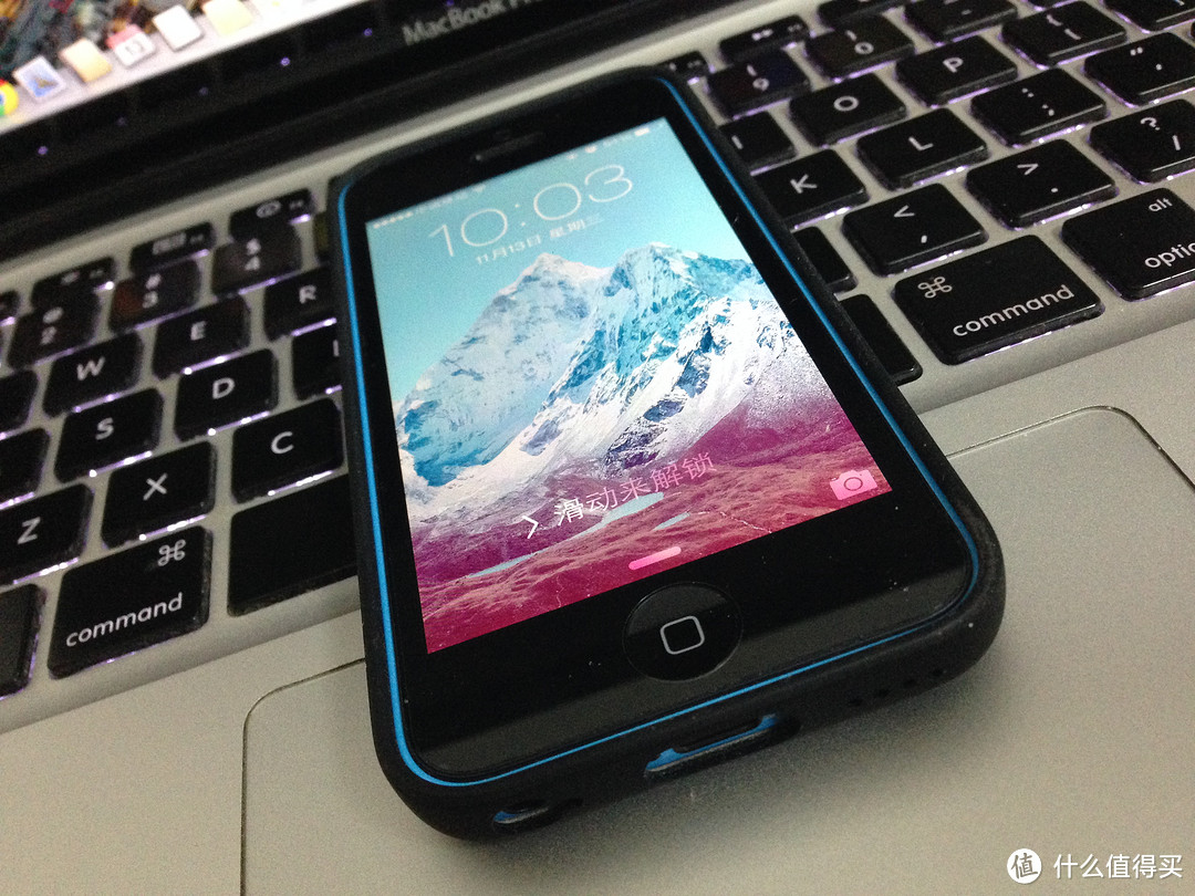 晒一个蓝精灵 iPhone 5C BLUE+  iPhone 5c Case