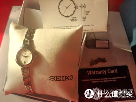 Seiko 精工 Silver Dial Stainless Steel SXGN77 女款腕表（重点为海淘过程分享）