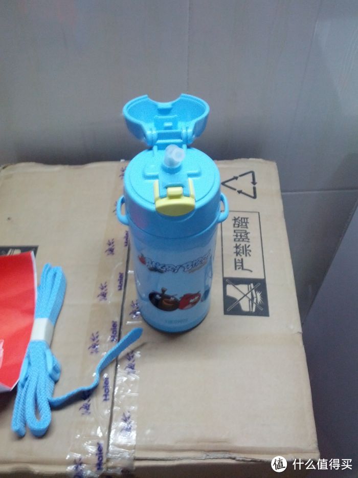 苏宁0元购省钱攻略：THERMOS 膳魔师 儿童卡通保温杯 FEQ-400LB + Haier 海尔 饮水机 YR005R