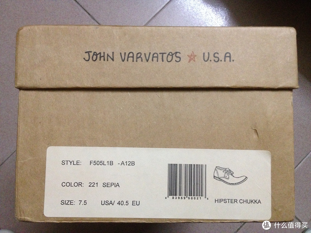 疑似神价的 John Varvatos hipster  chukka 男鞋