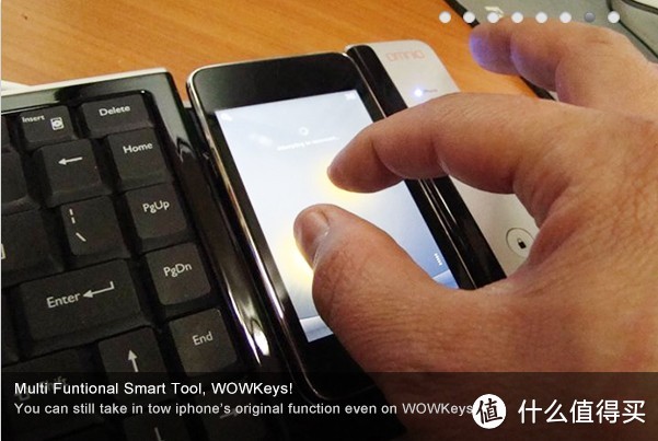 【奇葩物】另类键盘Omnio WOW-Keys——让30Pin老apple焕发第二春