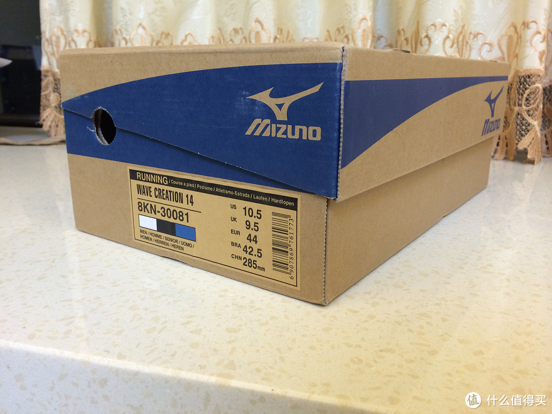 双11唯一收获，Mizuno 美津浓 Wave Creation 14 男款 全掌避震跑步鞋，有慢动作视频