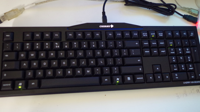 cherry 樱桃 mx-board 3.0 机械键盘 黑色红轴(g80-3850 k3.0)